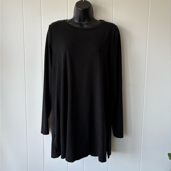 Eileen Fisher Black Long Sleeve Top | Size Small - Picture 2 of 7